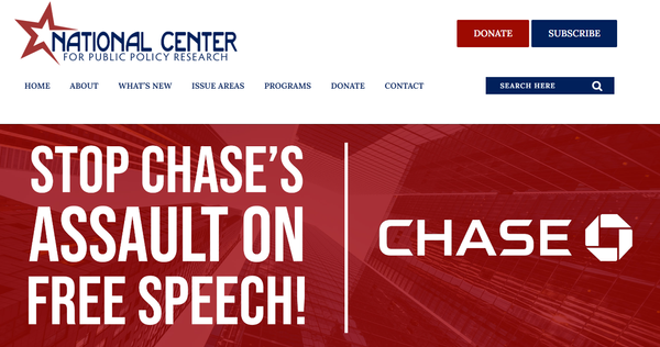 Campaign Calls on Chase to Stop Politicized Debanking